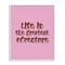 Stupell Industries Greatest Adventure on Pink Framed Giclee Wall Art Design by Louise Carey